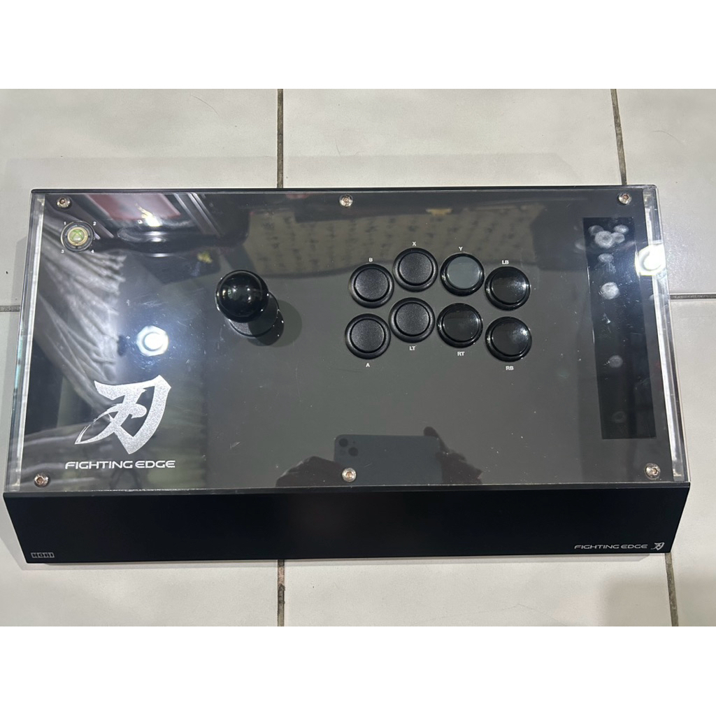 HORI Fighting Edge 刃 大型搖桿 Xbox 360 版 SF6 鐵拳8可 質感黑 二手 | 蝦皮購物