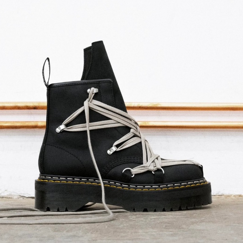 狼嚴選】Rick Owens X Dr.Martens 綁帶靴1460 QUAD SOLE MEGALACE BOOT