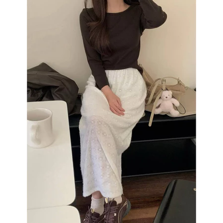 🇰🇷Oct07/ 自留款！誰穿誰漂亮😍伸縮花花長裙