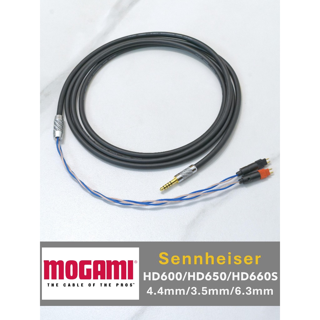 萊恩線材】Mogami 2534 森海HD600/HD650/HD660S 4.4mm/4pin XLR 平衡