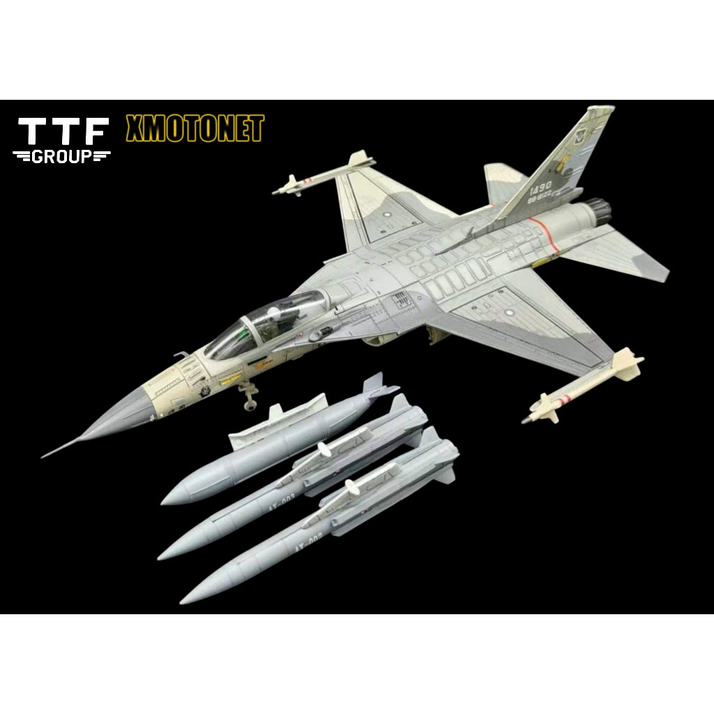 魔玩達人】1/72 TTF 國軍IDF經國號F-CK-1 單座#1490 空射版雄三全合金