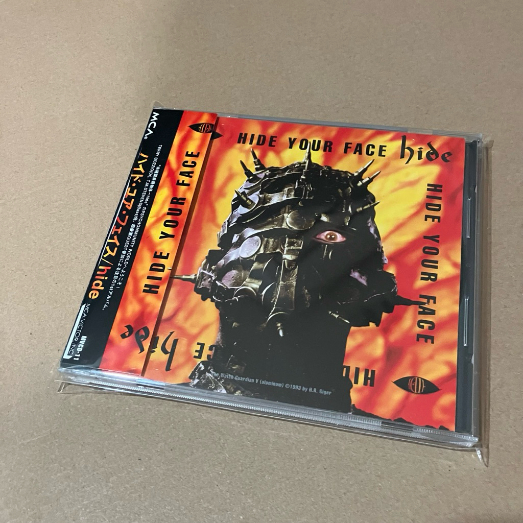 hide - HIDE YOUR FACE 專輯CD 初回限定立體紙殼封面日版正版/ 松本秀