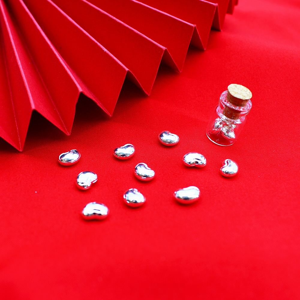純銀999 3克銀豆3入組許願瓶保值銀豆永和迎鶴金品0- | 蝦皮購物
