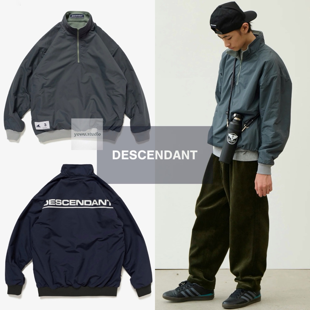 DESCENDANT 25AW TIDE HALFZIP JACKET 雙面穿外套夾克風衣套衫| 蝦皮購物