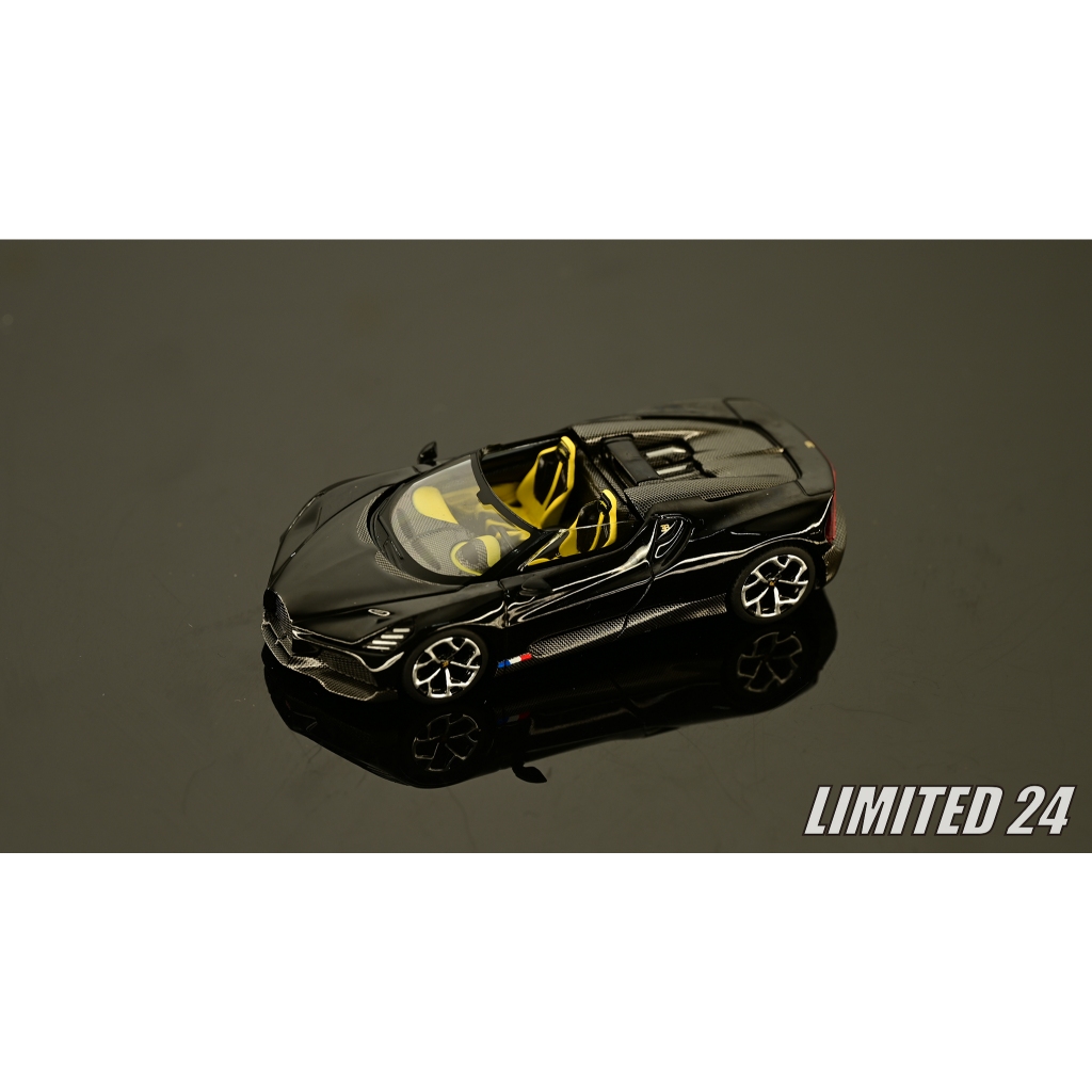 極致模型 1/64 MINI GT Bugatti W16 Mistral Black#MGT01058-L | 蝦皮購物