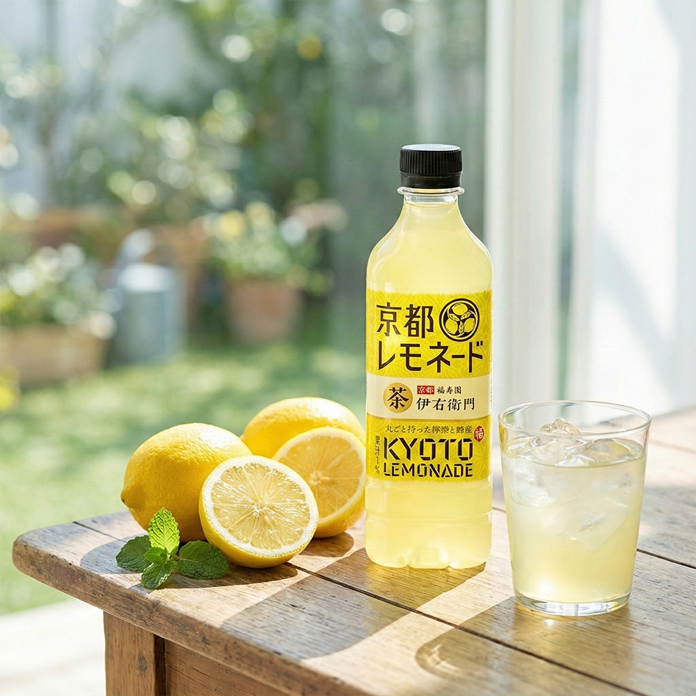 Suntory三得利IYEMON伊右衛門京都福壽園蜂蜜檸檬飲525ml 日本原裝進口
