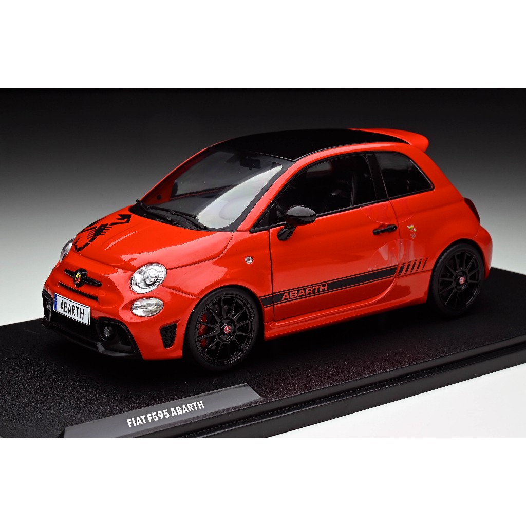 Solido S1811307 Fiat F595 Abarth, 2023 /verde adrenalina green