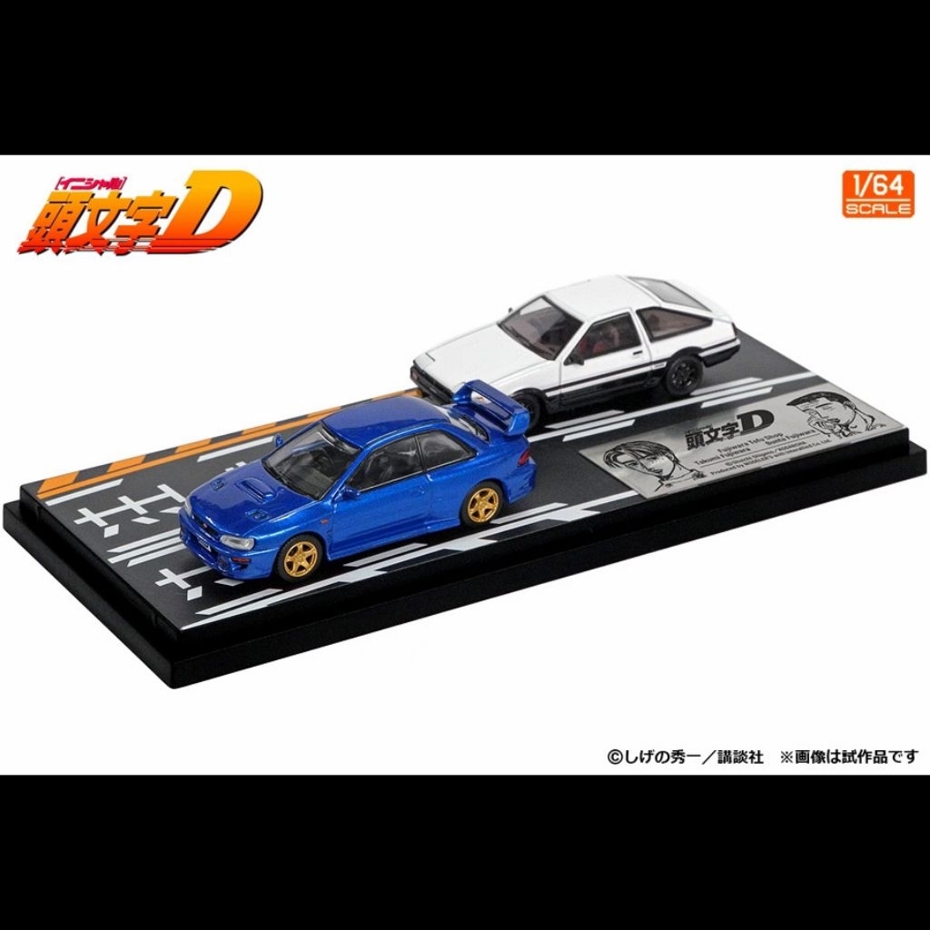 MODELER'S 1/64 頭文字D 車組多款藤原拓海AE86 城島俊也S2000 星野好造