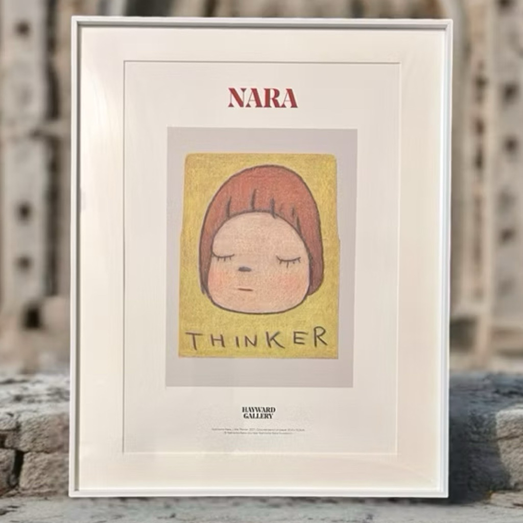 奈良美智增值收藏藝術微噴版畫展期限定小小沈思家Little Thinker mini