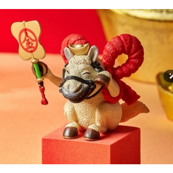 數量稀少] 請把握喜年來朝隈俊男年節禮盒新年蛇年金蛇武將雙門神公仔