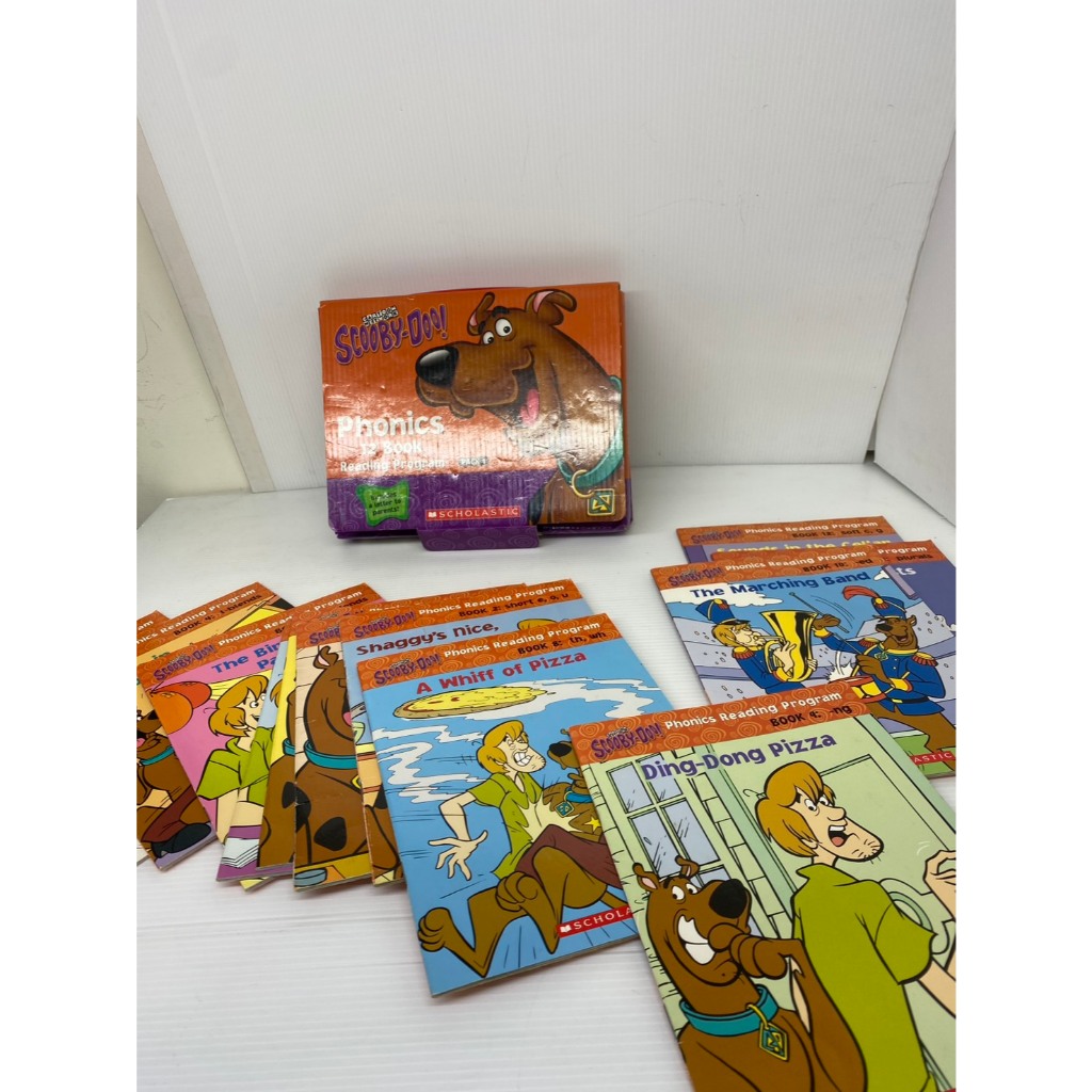「二手書」Scholastic Scooby doo Phonics Pack 1 (共12本) 英文讀本 每本16頁 | 蝦皮購物