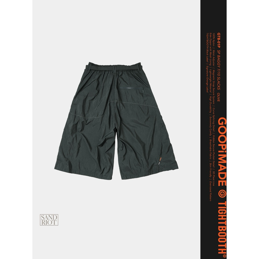 GOOPiMADE x TIGHTBOOTH 2025 S/S GTB-01P SP Baggy 7/10 Slacks