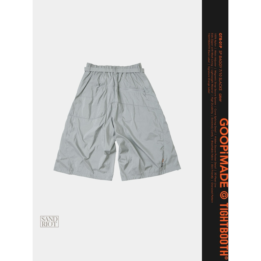 GOOPiMADE x TIGHTBOOTH 2025 S/S GTB-01P SP Baggy 7/10 Slacks