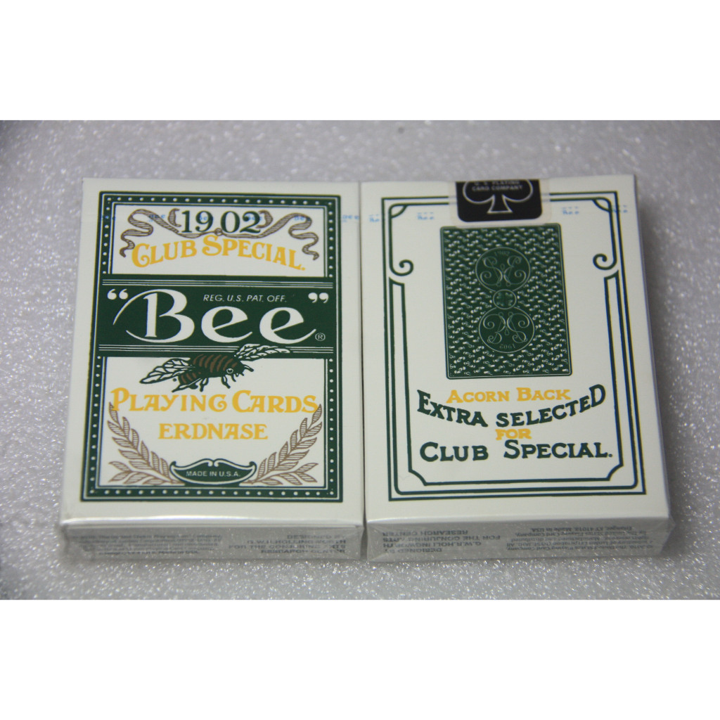 BEE ERDNASE 1902 V1 GREEN ACORN BACK 綠色橡果牌術聖經撲克牌| 蝦皮購物