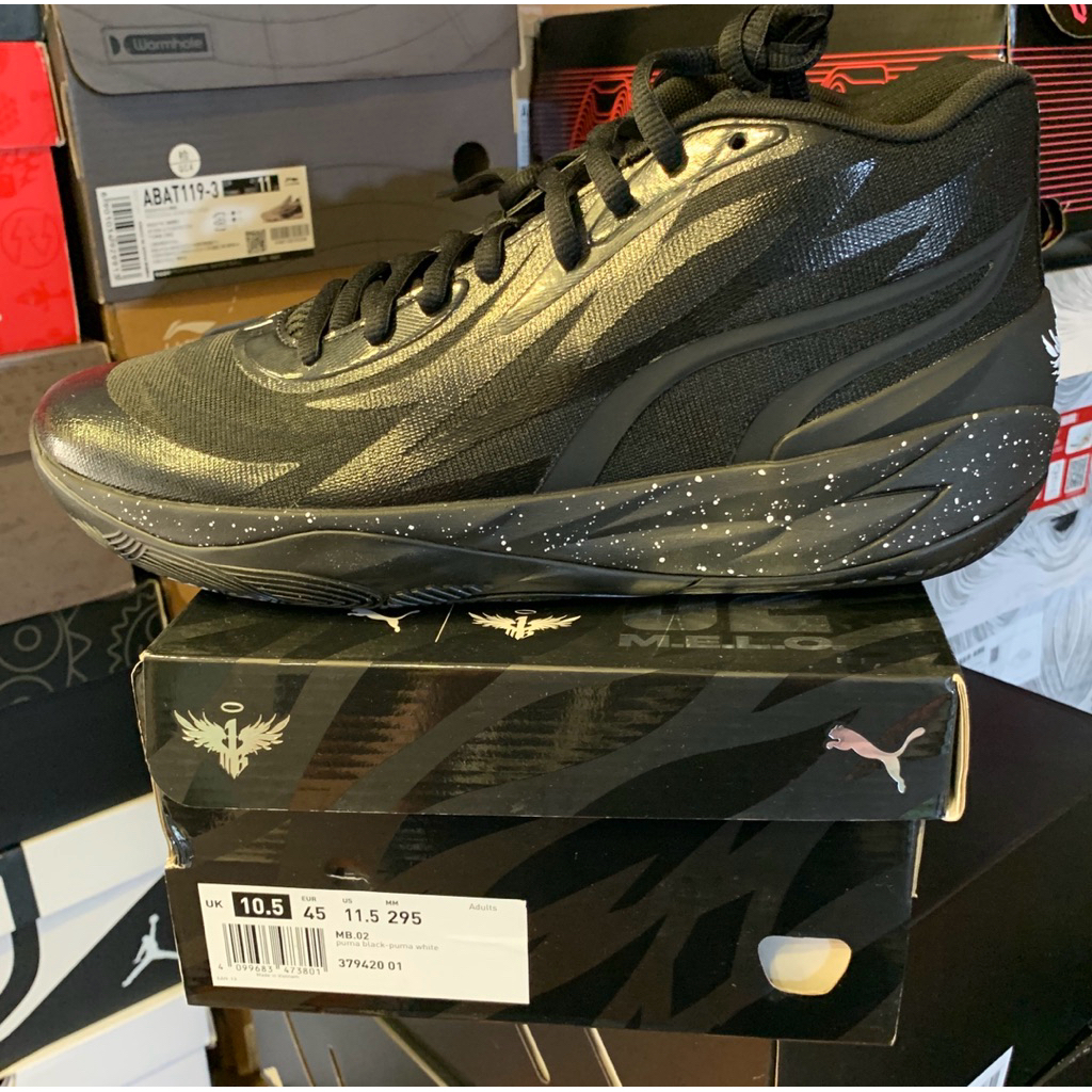 Puma 彪馬 MB 0.2 籃球鞋 黑 US 11.5 | 蝦皮購物