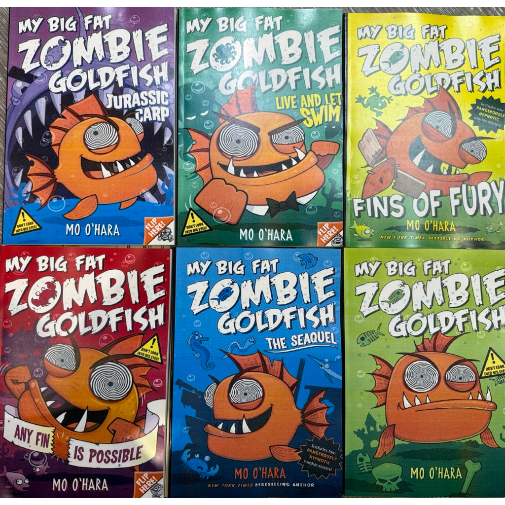 【啡姨愛閱讀 隔日現貨】My Big Fat Zombie Goldfish 6冊 兒童驚險幽默橋梁章節書 蝦皮購物