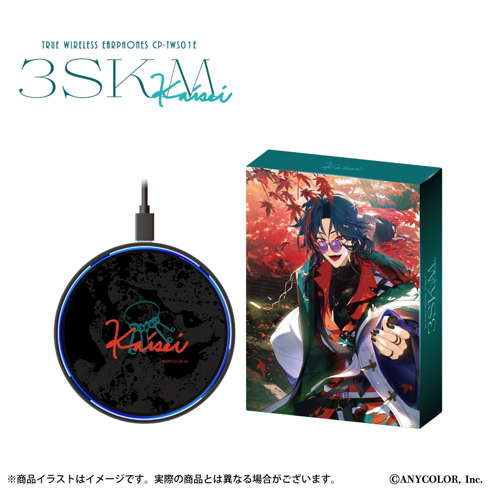 ☆松鼠家族日本代購☆ 日版ONKYO 彩虹社にじさんじ3SKM 魁星聯名充電盤