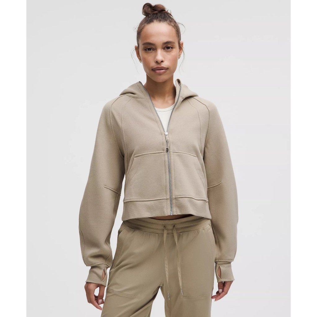 現貨】美國代購🇺🇸 Lululemon Scuba Hoodie 全拉鍊連帽外套迷霧粉橡木