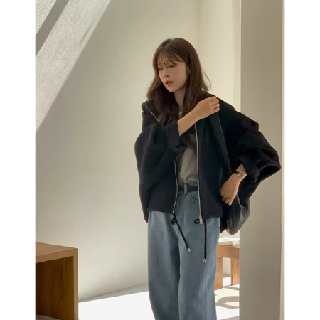 （下單前先私訊）🇰🇷Oct11/ Handmade-3M開發 親膚環保材質冬季抽繩外套