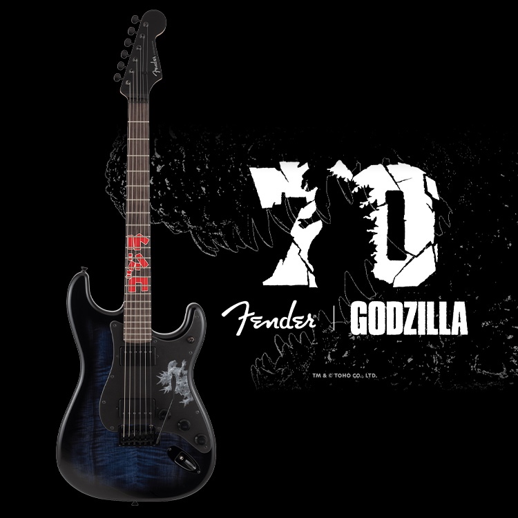 限量款 Fender Japan Godzilla Strat Godzilla Blue 電吉他【又昇樂器】 | 蝦皮購物