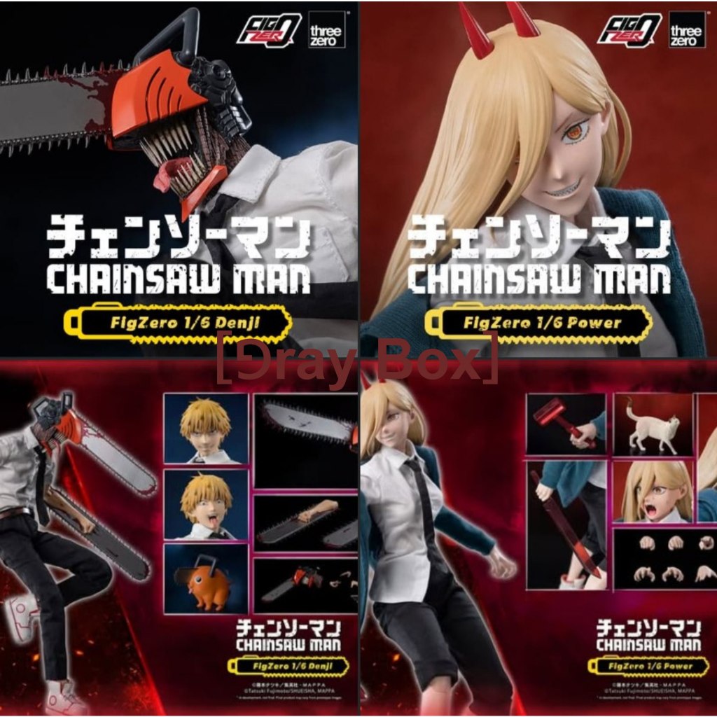 ray Box]11月預購 Threezero FigZero 鏈鋸人 電鋸人 淀治 波奇塔 帕瓦 1/6 公仔 | 蝦皮購物