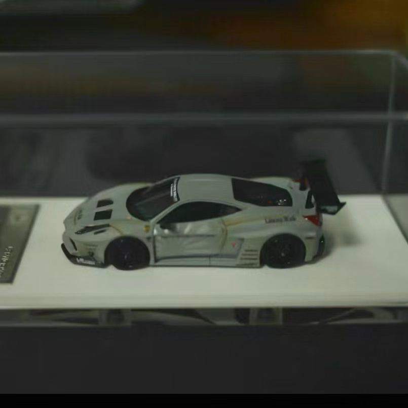 Flame 1/64 法拉利Ferrari LBWK 458GT 夜光村上隆塗裝樹脂模型車超級