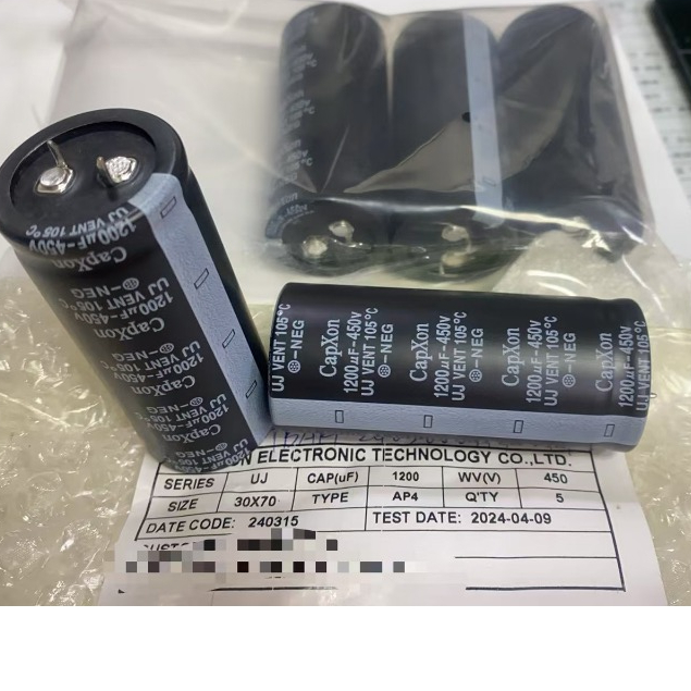 台灣現貨 CAPXON 1200uF/450V 尺寸 30X70mm 鋁質電解電容 牛角(SNAP)電容 | 蝦皮購物