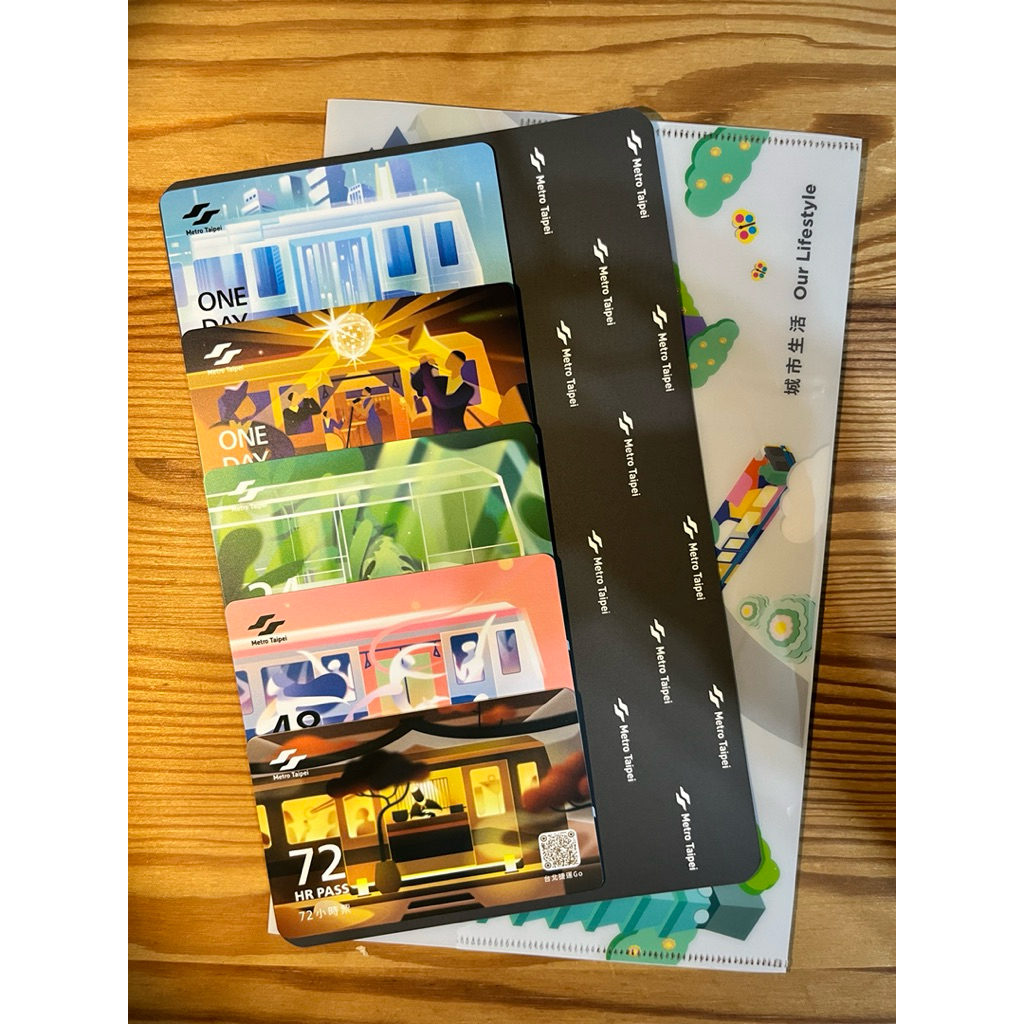 台北捷運-隨地台北Taipei Anywhere主題旅遊票(全套5張） | 蝦皮購物
