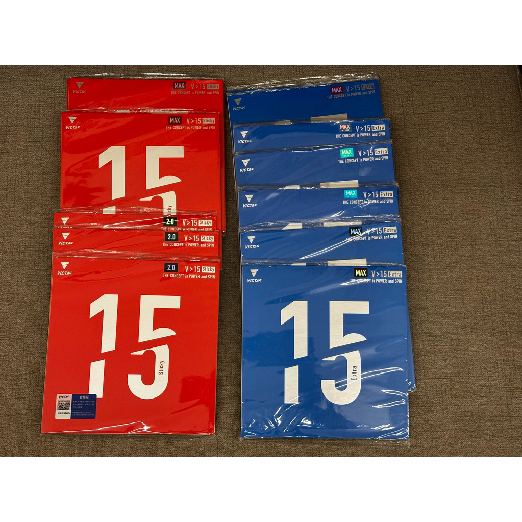 Revêtement Victas V15 Extra - Matériel tennis de table