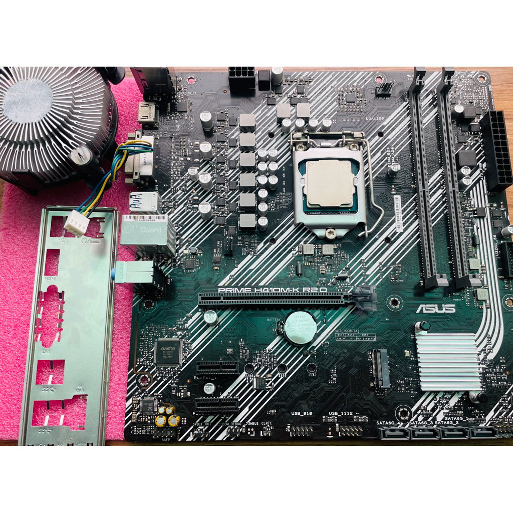 華碩主機板Prime H410M-K R2.0支援Intel 10代1200腳位CPU $可插Ssd m.2(無音效） | 蝦皮購物