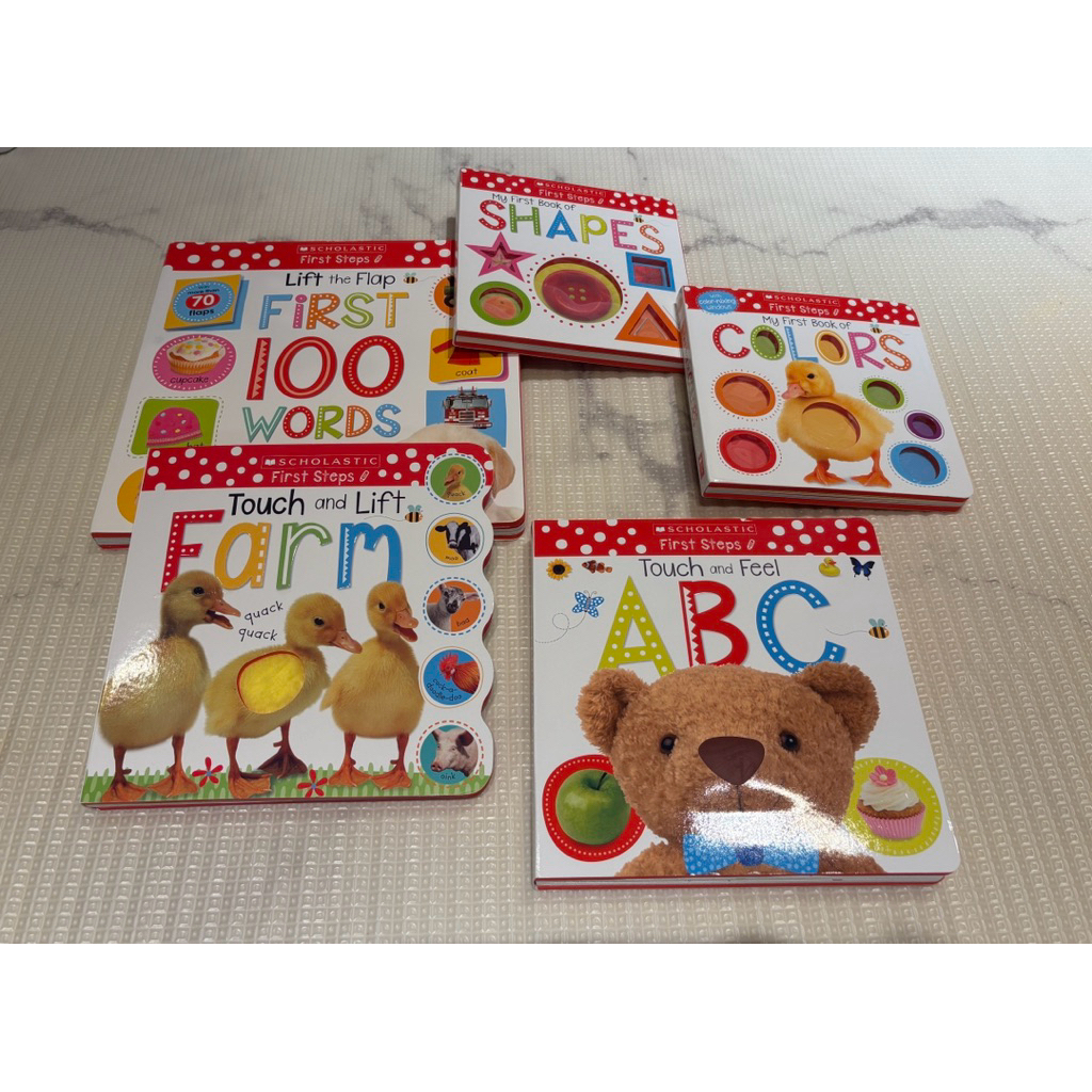 《Kidsread》First Steps幼兒認知學習(5冊合售)(不含錄音點讀筆) | 蝦皮購物