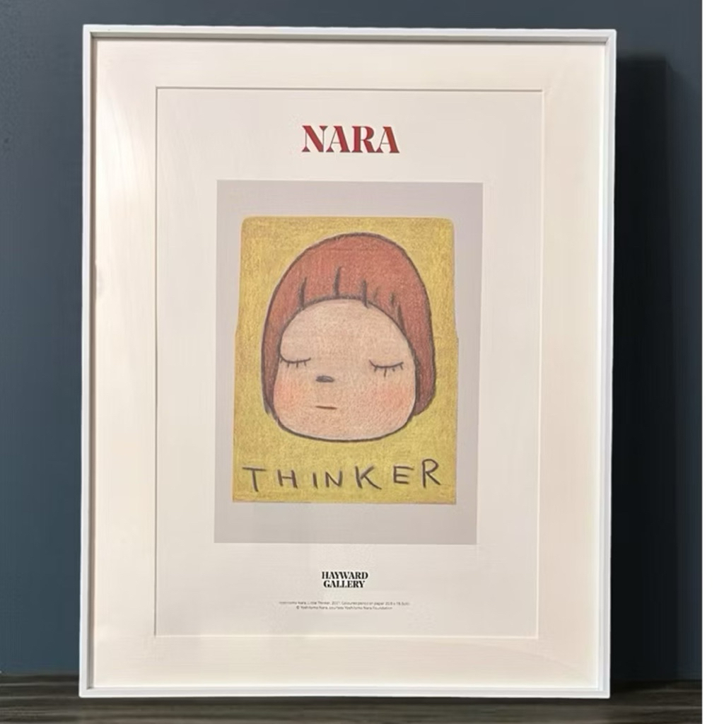 奈良美智增值收藏藝術微噴版畫展期限定小小沈思家Little Thinker mini