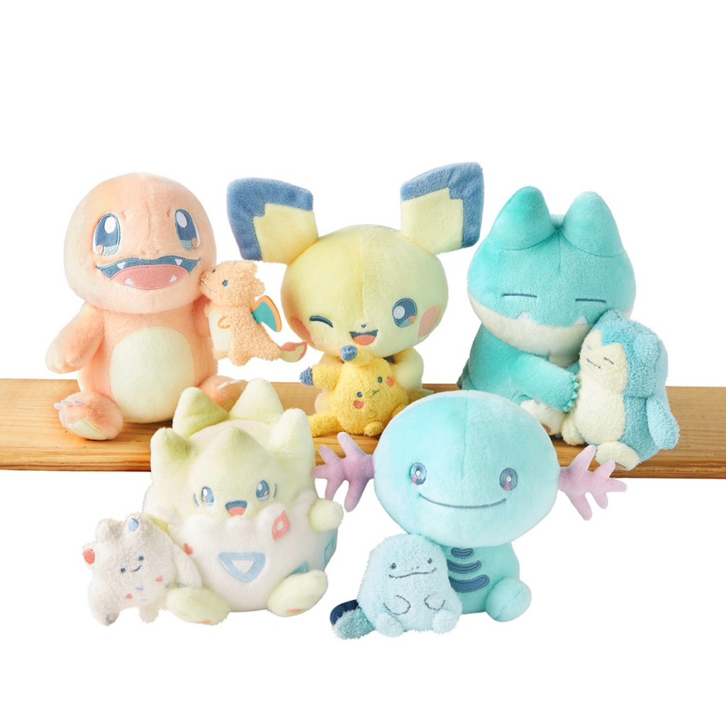 現貨 Pokémon 日版 Little Daydream 白日夢 烏波 沼王 小卡比獸 小火龍 卡比獸 噴火龍 娃娃 | 蝦皮購物
