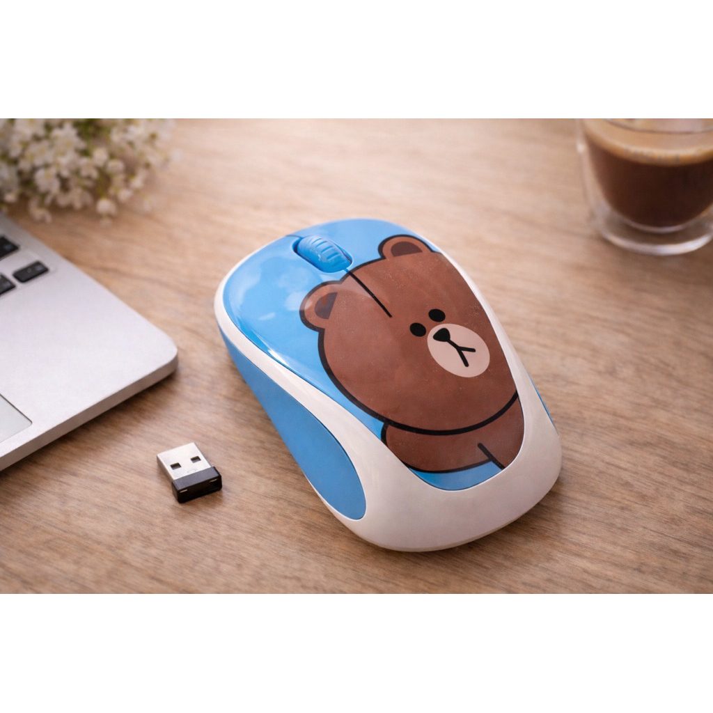 Logitech 羅技 LINE FRIENDS 熊大 無線滑鼠｜2.4GHz｜10 公尺穩定連線｜原廠正版 | 蝦皮購物