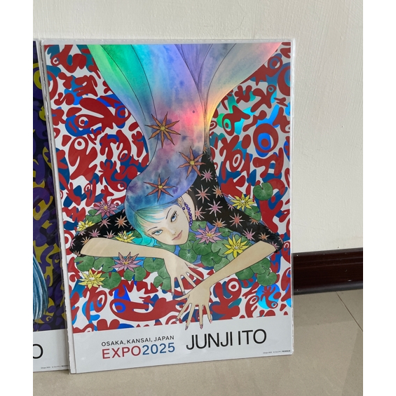 全新現貨2025 EXPO「伊藤潤二×大阪萬博」限定海報帆布袋| 蝦皮購物