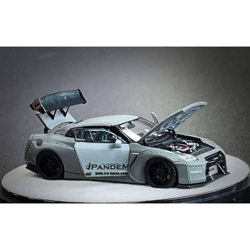 PGM 1/64 日產Nissan GTR R35 Rocket Bunny 戰鬥灰可全開火箭兔GT-R