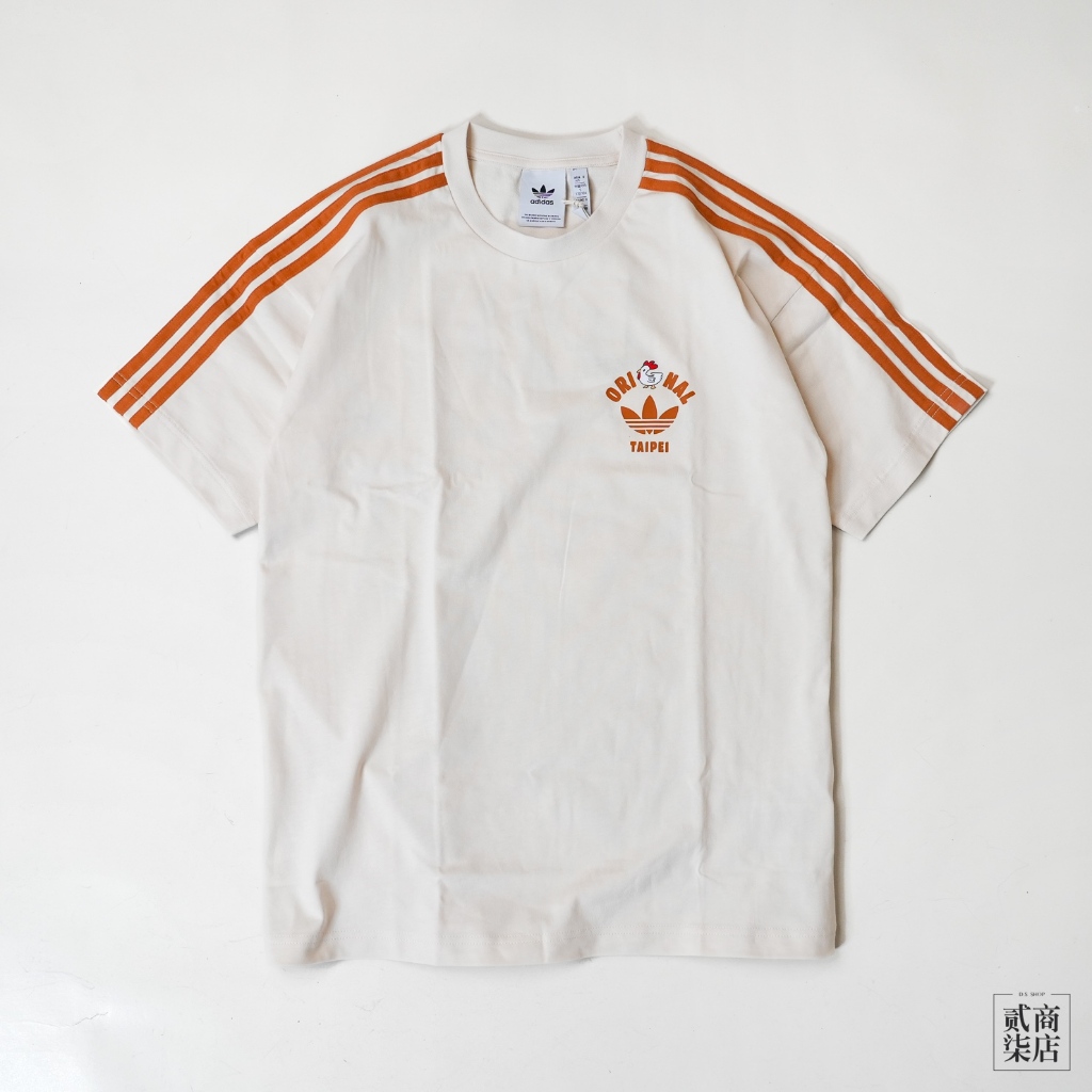 貳柒商店) ADIDAS TW CHICKEN 男女款三葉草台北TAIPEI 雞排小雞短袖