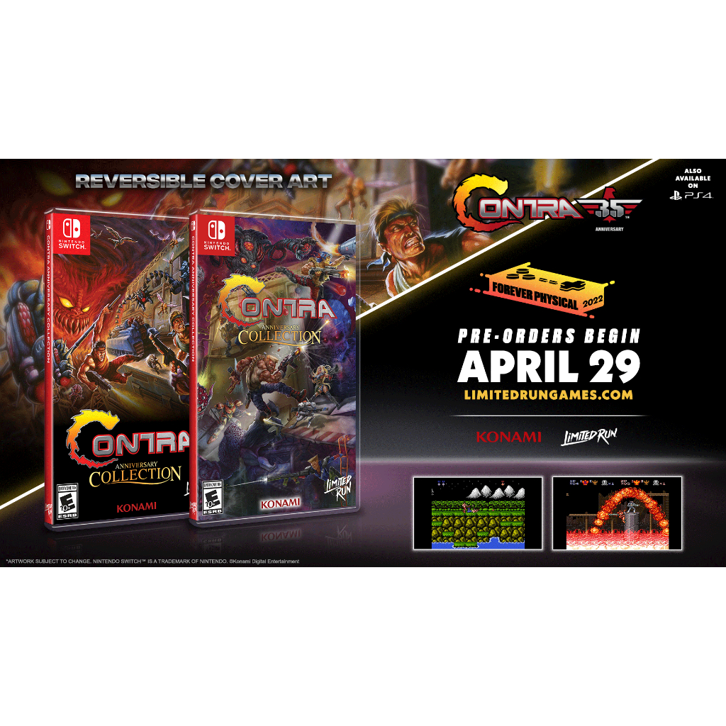 任天堂Switch NS 魂斗羅週年紀念合輯Contra Anniversary Collection 魂