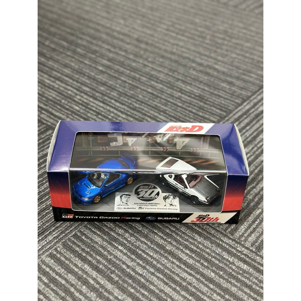 頭文字D 30週年SUBARU Impreza GC8 TOYOTA Trueno AE86 限定紀念模型GR