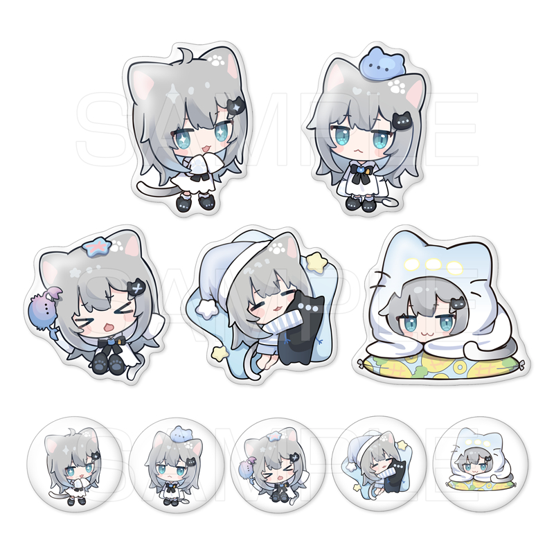 甘城なつき 誕生日 記念 グッズ セット 喵生屋】現貨甘城なつきNachoneko 誕生日記念グッズセット2025 生日
