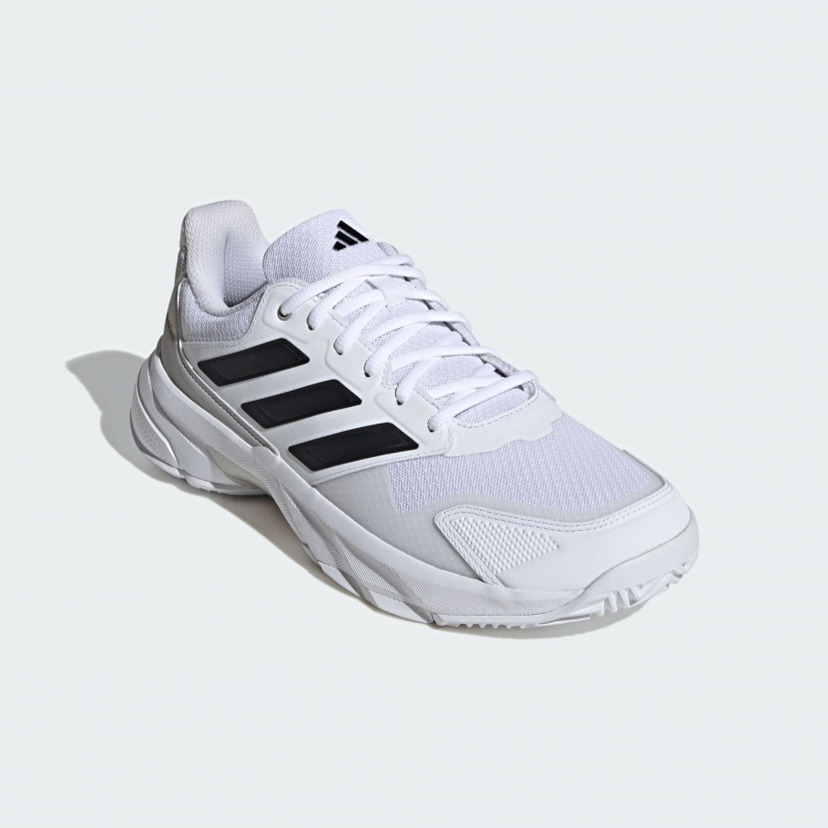 Adidas 男 網球鞋 運動鞋 Courtjam Control 3 訓練 緩震 抗扭 穩定 白黑 IF7888 | 蝦皮購物