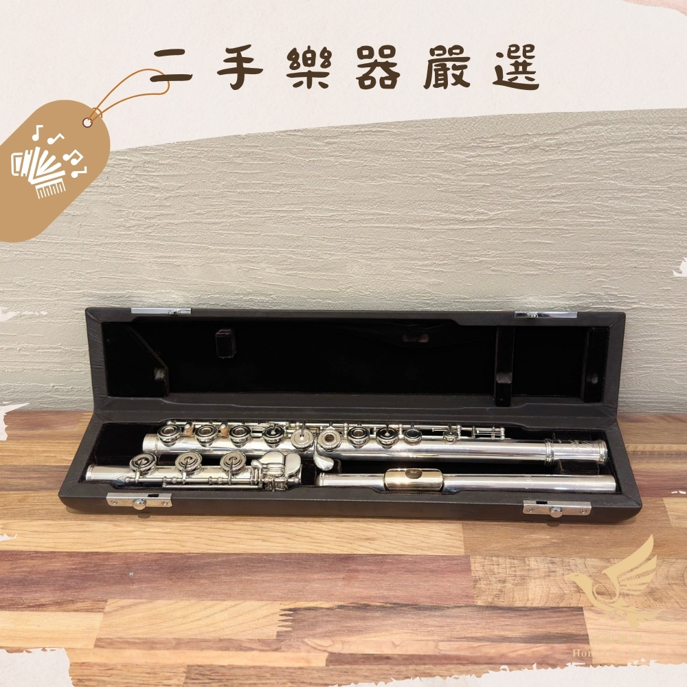 【美笛】 已收訂【升級9K笛頭】宮澤Miyazawa PB402RH長笛《鴻韻樂器》二手長笛