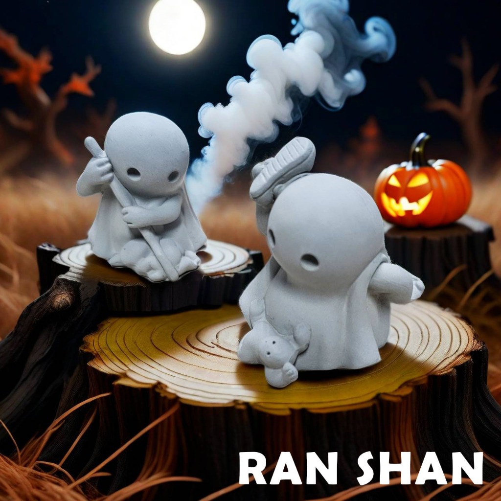 【Ran Shan】樂土擴香石-打小人&叉小人 幽靈 怪物 搞怪 可愛 俏皮 避邪 公仔 水泥 交換禮物首選 | 蝦皮購物