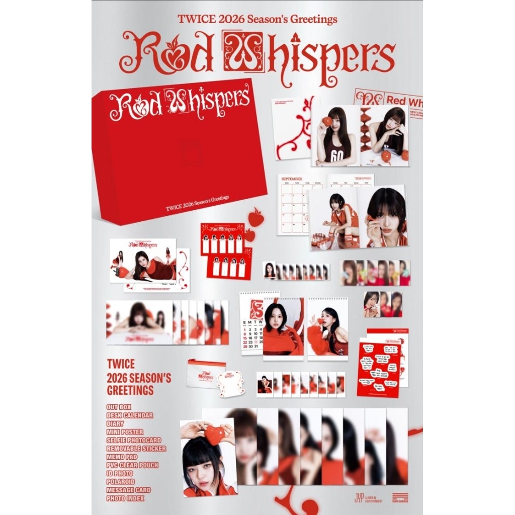 預購 TWICE 2026 Season’s Greetings [RED WHISPERS] 2026韓國年曆 附特典 蝦皮購物