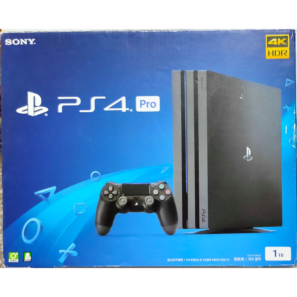 PS4 PRO 7117B 1TB 13.02 主機 極致黑 8.9成新 附原廠紙箱 台灣公司貨 | 蝦皮購物