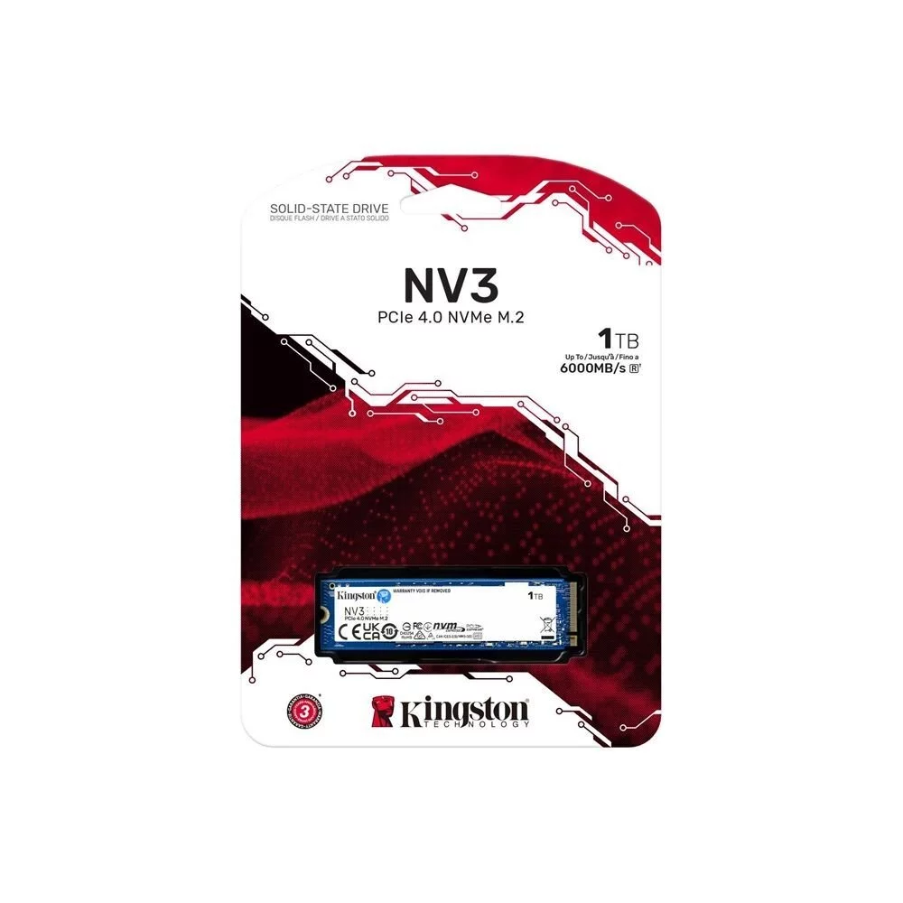 Kingston NV3 1TB Gen4 PCIe SSD 金士頓固態硬碟