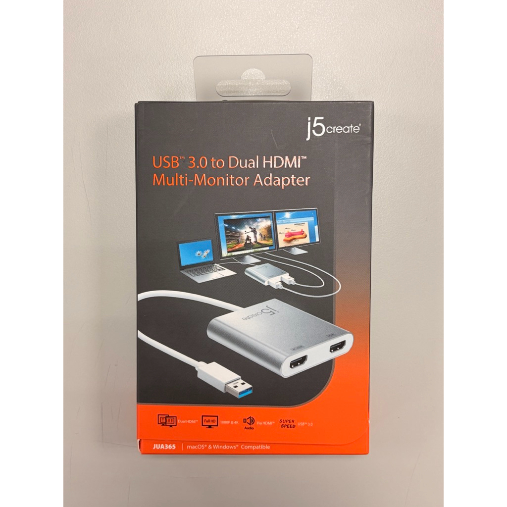 j5 create 凱捷 USB 3.0 to HDMI 雙外接顯示卡 | 蝦皮購物
