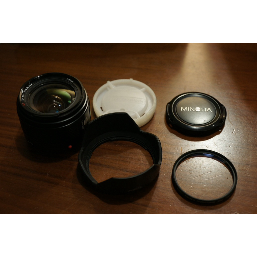 Minolta AF 24mm F2.8 （A卡口） 廣角定焦鏡頭| 蝦皮購物