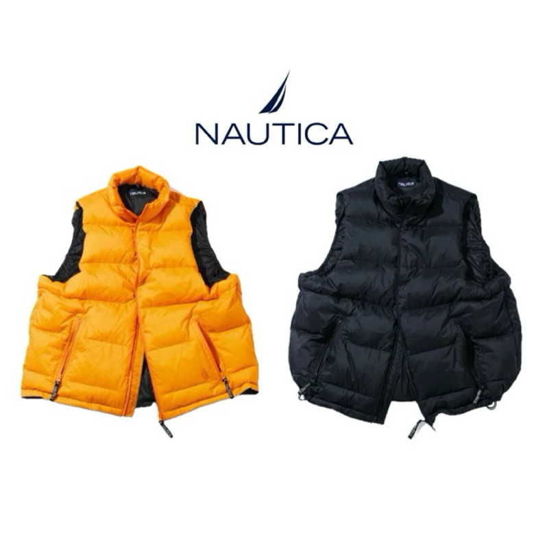 🇯🇵NAUTICA 700FP ヴィンテージライクナイロンダウンベスト/ 90 25AW