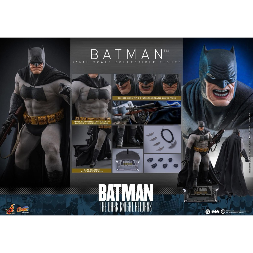 全新未拆 Hot toys Cms024 蝙蝠俠 黑暗騎士歸來 蝙蝠俠 | 蝦皮購物